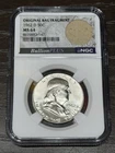 1962 D 50C Ben Franklin MS 64 Original Bag Fragment NGC Bullion PLUS