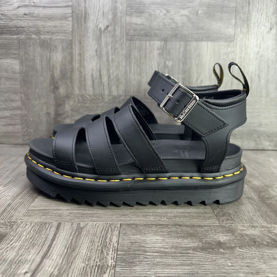 Sandalias de plataforma Dr. Marten's Blaire para mujer talla 8 negras Foto 2 de 4