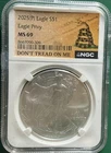 2025 (P) Eagle Privy MS 69 1 Oz Fine Silver
