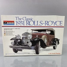 Monogram 2303 1/24 The Classic 1931 Rolls-Royce Model Kit Museum Pieces Vintage