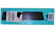 Logitech MK270 Silent Wireless Keyboard and Mouse Set - Graphite