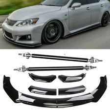 Front Bumper Lip Side Skirt Body Kit Spoiler Splitter For Lexus Is250 Is350