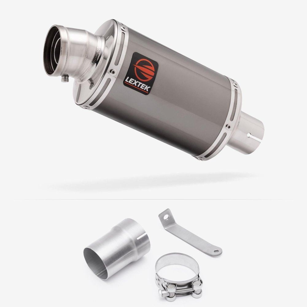 Lextek OP15 Stainless Exhaust 200mm for Ducati Multistrada 1200 (15-17)