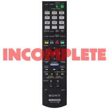 INCOMPLETE - Sony RM-AAU106 AV System Remote Control - Black