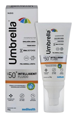 Umbrella Intelligent Fluid SPF 50+ Sunscreen Oil Free 50g