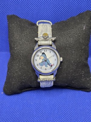Disney Eeyore Watch SII Marketing International Japan Movement Blue Leather Band
