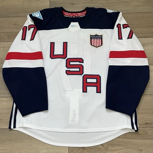 2016 Adidas Team USA World Cup Of Hockey Ryan Kesler game Worn Jersey