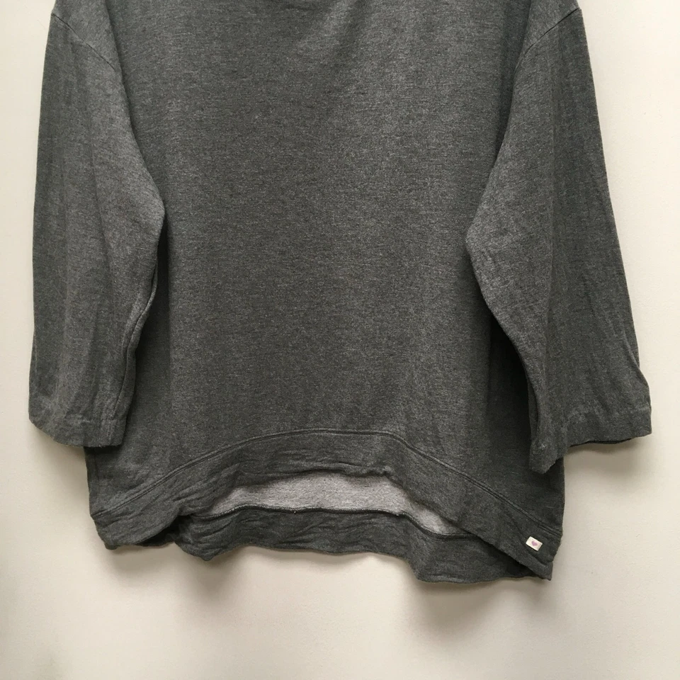 Fil Noir Mujer Gris Hombro Caído Cuello Redondo Polar Italia Pullover Sudadera M Foto 3 de 4