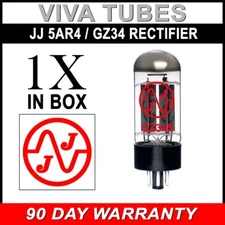 Brand New JJ Electronic GZ34 / 5AR4 Rectifier Vacuum Tube