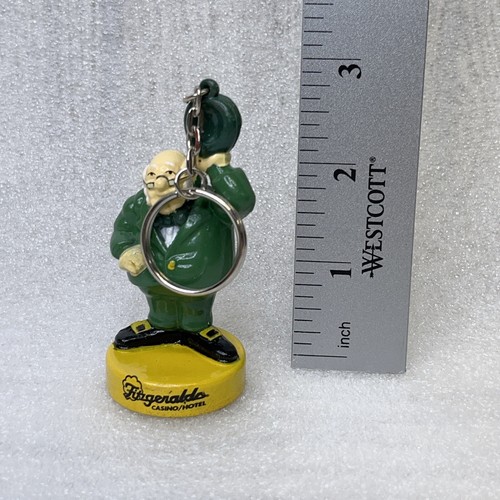 Fitzgeralds Casino Mr. O'Lucky Keychains Lot of 2, Leprechaun Tunica Mississippi - Picture 6 of 6