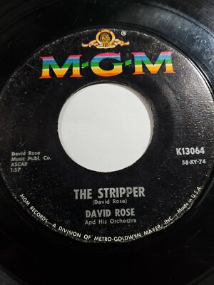 David Rose - The Stripper/ Ebb Tide - 7'' Vinyl 45 RPM GOOD F138