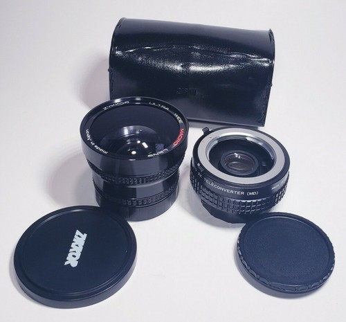 Zykkor Auto 2X Teleconverter (MD), Zykkor Ultra Wide Macro Lens Japan Hard Case - Picture 5 of 11