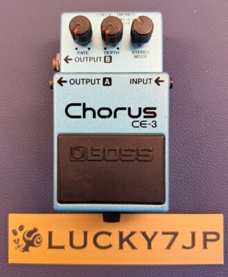 BOSS CE-3  Made in Japan  Chorus Guitar Effect Pedal  Tested Free Shipping