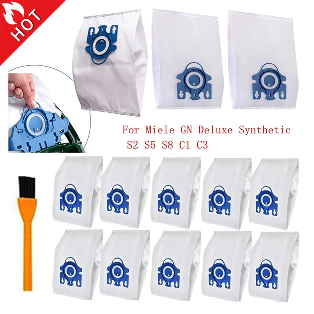 12PCS Vacuum Cleaner Dust Bags For Miele FJM Hyclean 3D GN, 47 OFF