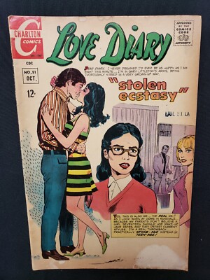 Love Diary #51 Romance Charlton Comics 1967 GD/VG