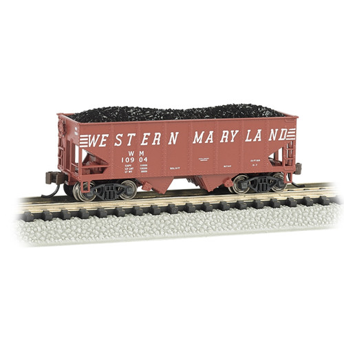Bachmann USA 19552 USRA 55 Tonnen 2-Bay Hopper - Western Maryland Spur N | Condition: New