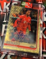 Marketplace image: 2019 Topps Chrome Champions League Renato Sanches Superfractor 1/1 Auto Bayern