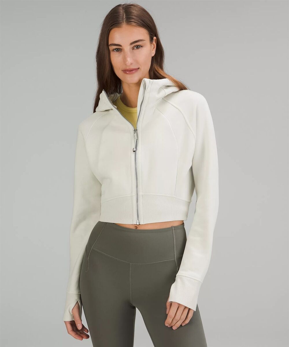 NEW LULULEMON Scuba Full Zip Cropped Hoodie 4 Bone Jacket | eBay NEW LULULEMON Scuba Full Zip Cropped Hoodie 4 Bone Jacket | eBay