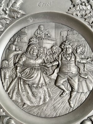 パティントン テーブル・ベル 【SILVER PLATE】 1977 Pewter Plate “A Christmas Carol” Prototype International