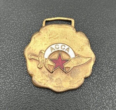 Antique 1910 ACCA SHRINERS - RICHMOND, VA - NEW ORLEANS, LOUISIANA watch fob