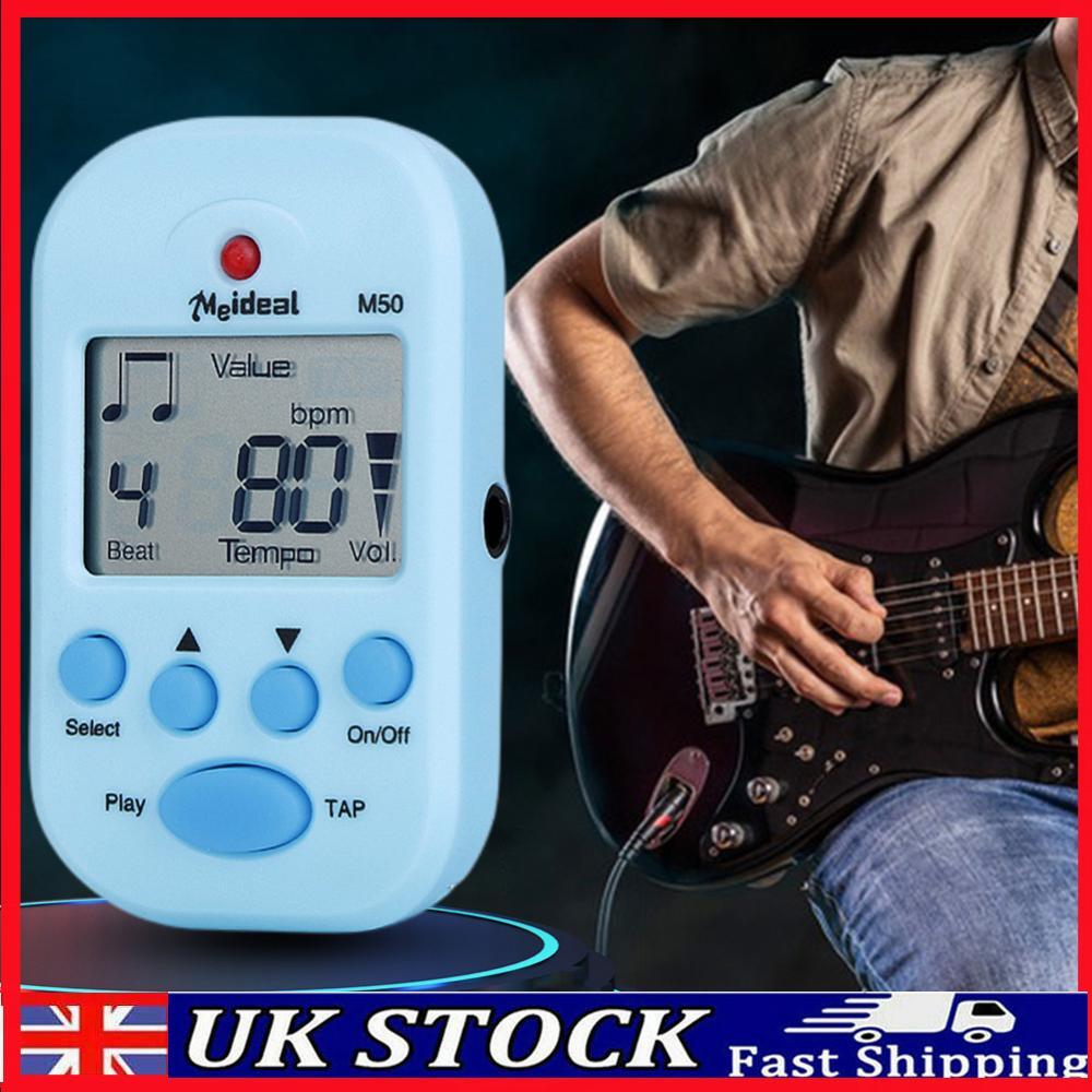 M50 Guitar Metronome Clipon Violin Tuning Metronomes Accessories (Blue) eBay