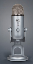 Logitech Yeti Blue Premium Multi-Pattern USB Microphone Silver New Sealed Box