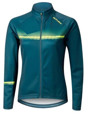 Altura Airstream Damen Langarm Radtrikot marineblau & gelb Größe 12