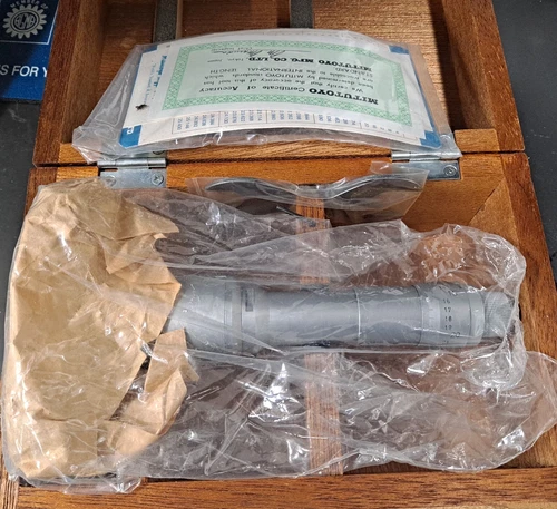 Mitutoyo 368-216 Holtest Inside Micrometer 3.6-4" NOS