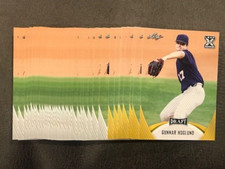 Lot of (40) GUNNER HOGLUND 2021 Leaf Draft Baseball cards 32 base + 8 gold