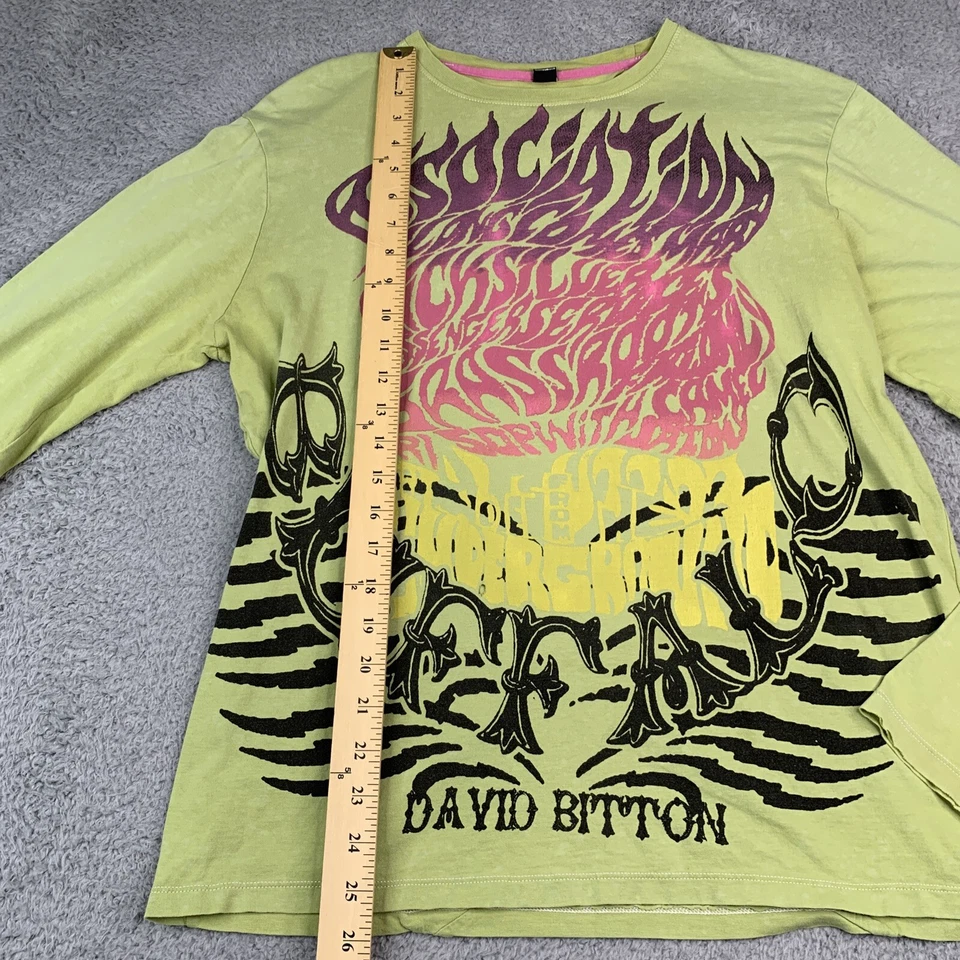 Buffalo David Bitton Men’s Size Large Graphic Tee Long Sleeve Multicolor Casual - Image 3 of 4