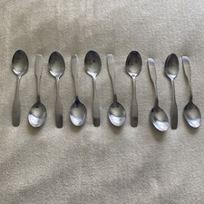 Oneida Community PAUL REVERE 10 Place Oval Soup Spoons Stainless 6 3/4''