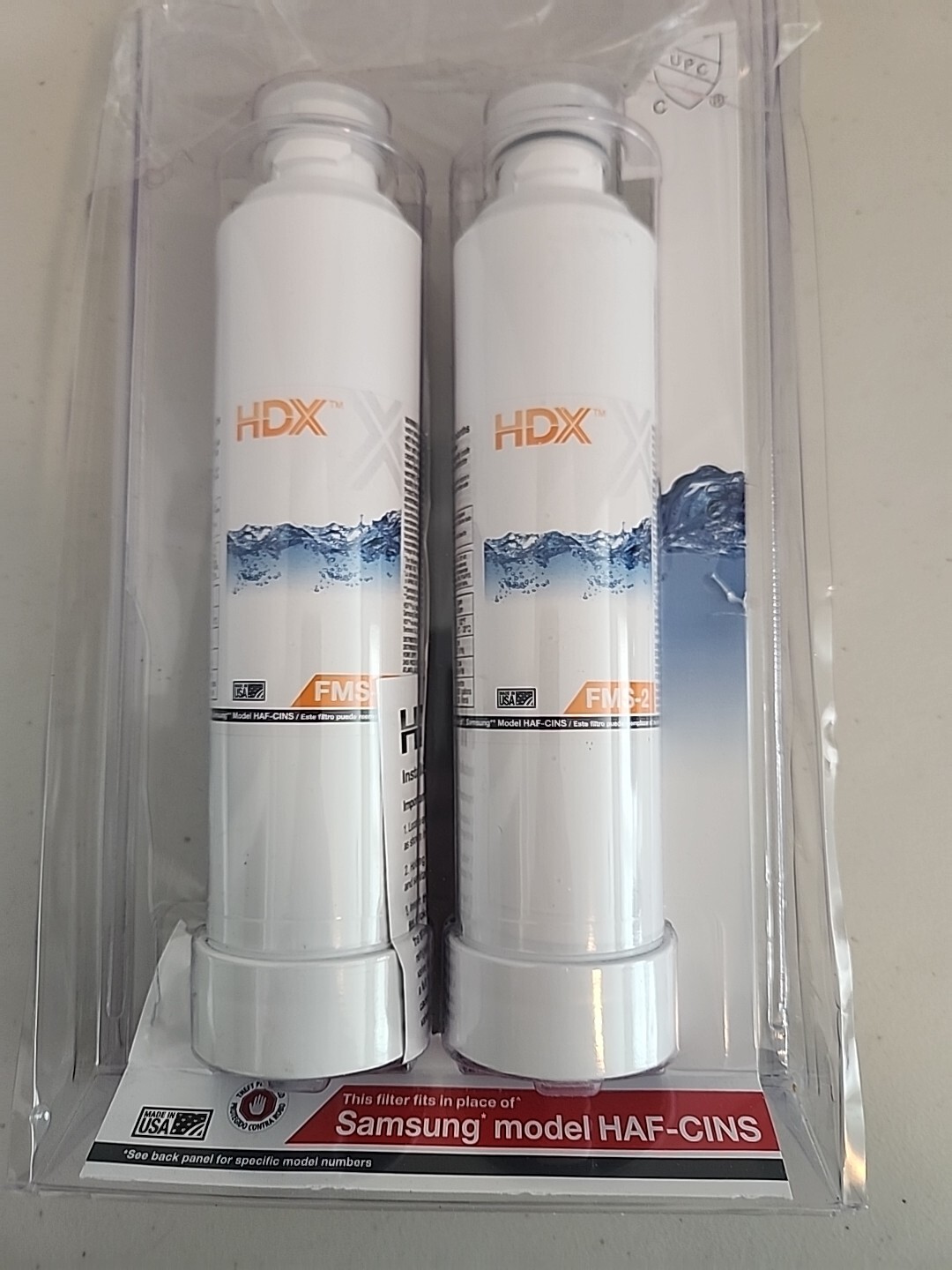 HDX FMS2 Replacement Water Filter / Purifier for Samsung Refrigerators