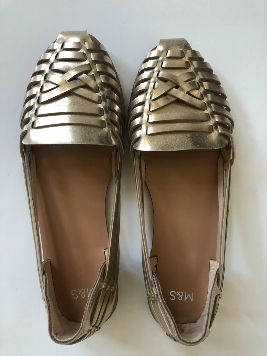 M and s gold shoes clearance