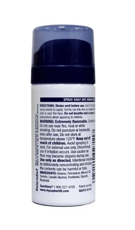 Paquete de 6 ungüentos Aquaphor spray corporal terapia avanzada tamaño de viaje 0,86 oz Foto 3 de 3
