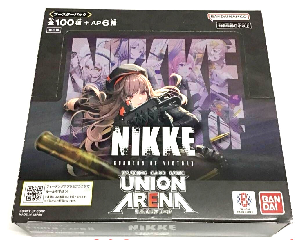 UNION ARENA Diosa de la Victoria NIKKE UA18BT Booster Box Japonés SELLADO BANDAI