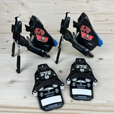 Vintage Tyrolia 570 Diagonal Reflex Red/Black Ski Bindings Made In Austria