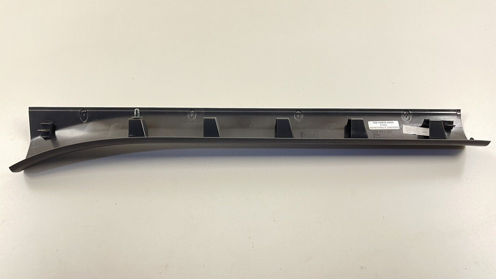 08-15 AUDI R8 SPYDER DRIVER LEFT INNER DOOR SILL SCUFF PLATE COVER TRIM OEM