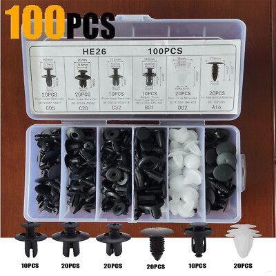 Parts Bumper Fender Hood Moulding Side Garnish Grille Retainer Clip Accessories