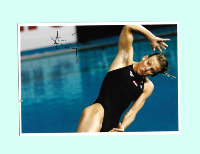 Anna Lindberg SWE Turmspringen 5te Olympia 2000 Foto 10x15 original Autogramm