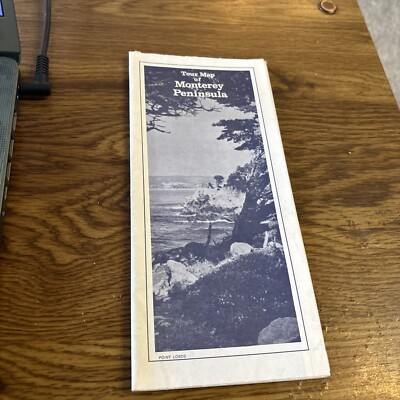 California State AAA Map  Tour Map of Monterey Peninsula 1980