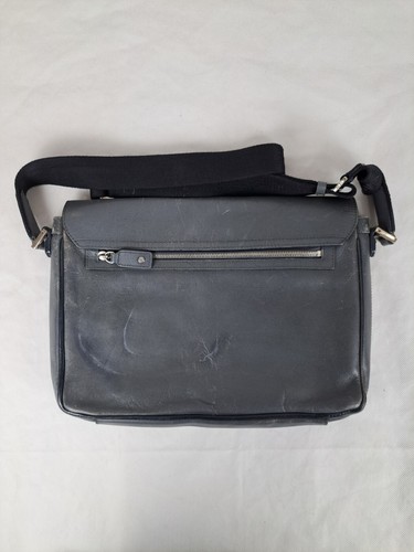 MCM Leather Gray Shoulder Bag | Laptop Bag up to 15" | Messenger Bag | - Picture 2 of 12