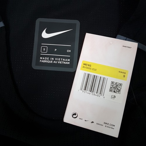 NIKE Tech Pack Slim Fit Running Tank Top Shirt Singlet Mens Size SMALL Black - Picture 5 of 8