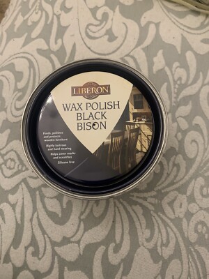 Liberon Black Bison Paste Wax, 500 Ml, Walnut