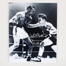 Jake LaMotta Signed Photo 8x10 - COA JSA