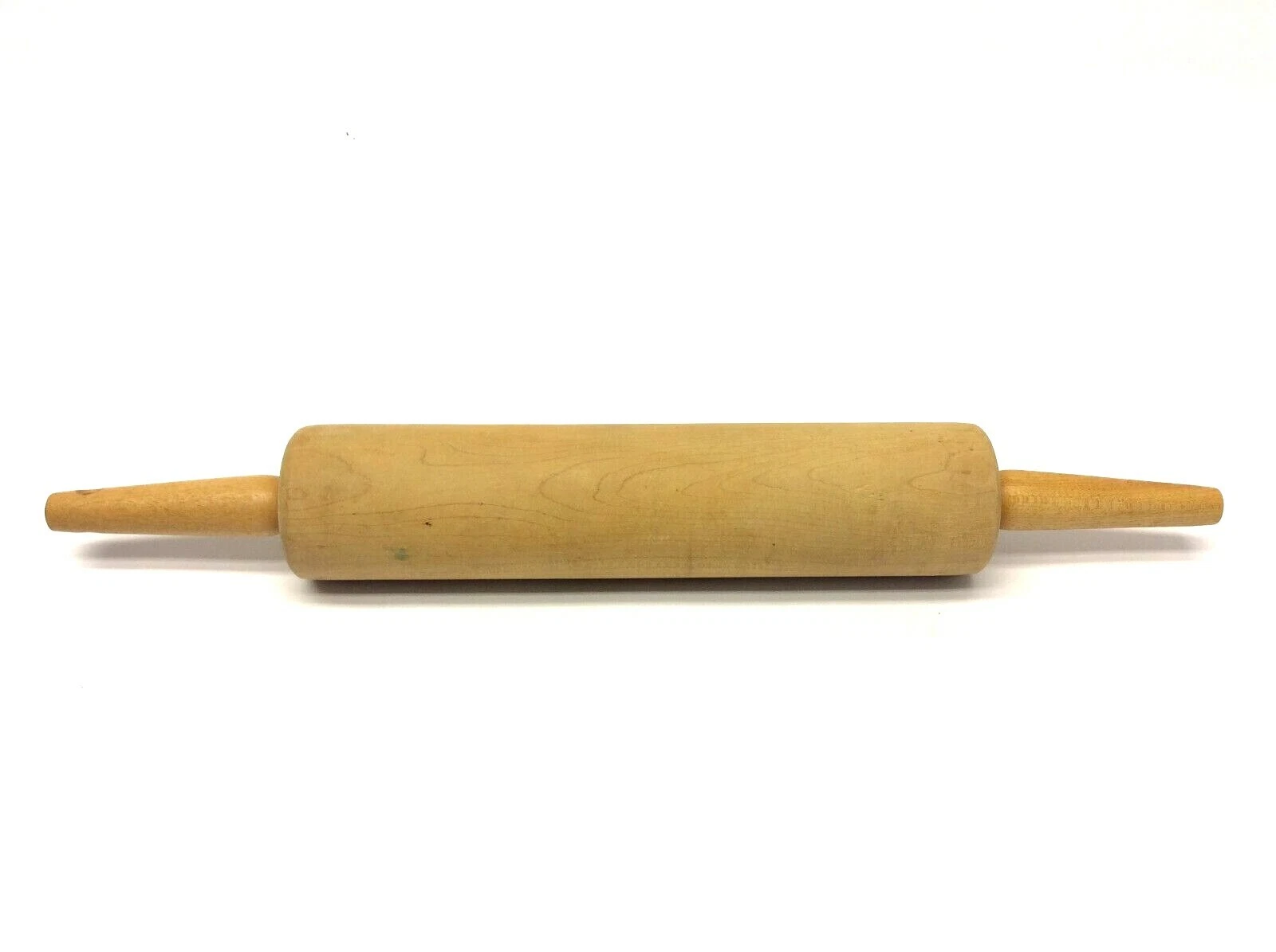 Used Wood Vintage Wobbly Handle Kitchen Rolling Pin Roller Baking Tool