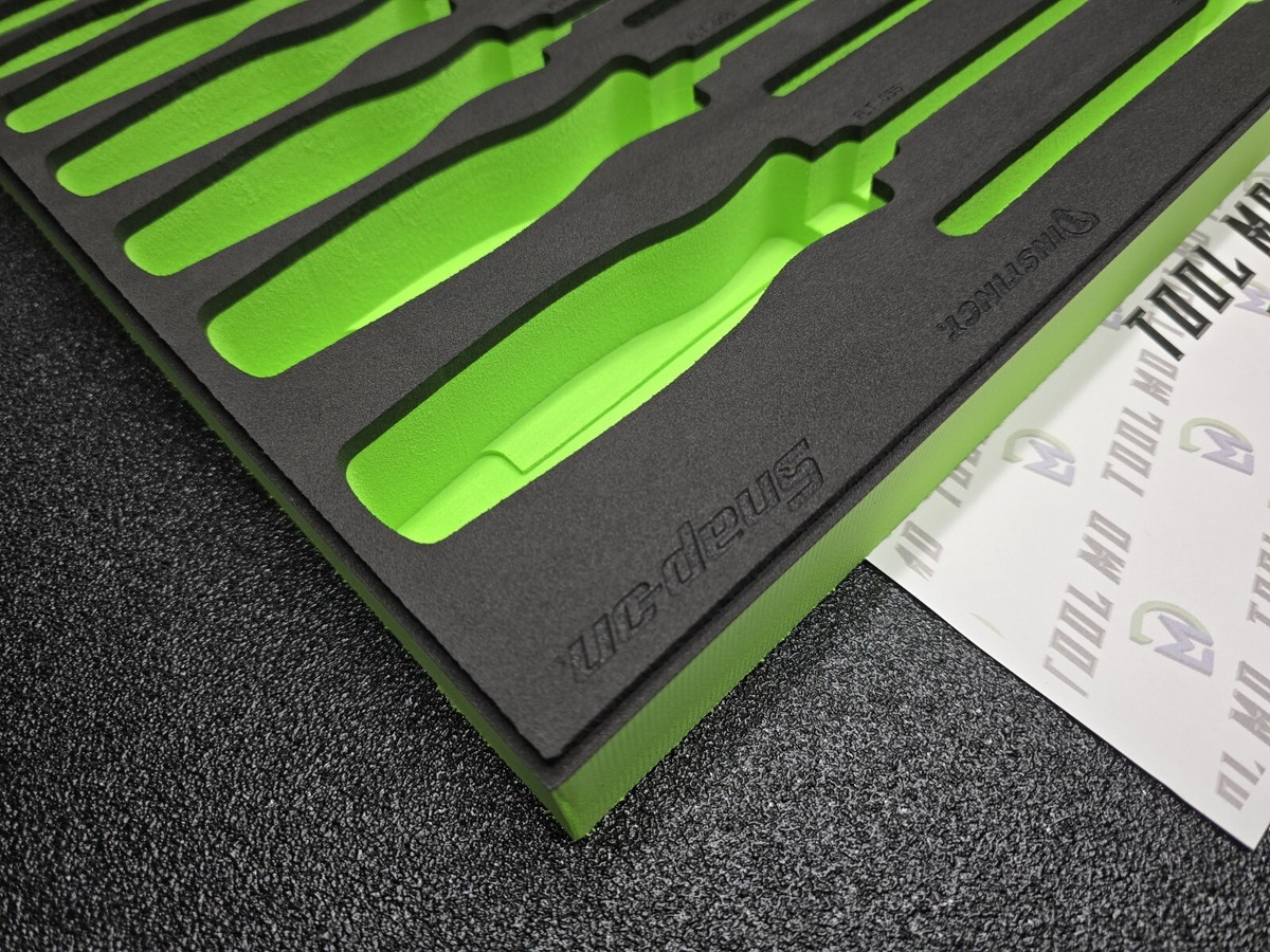 Snap-on Tools GREEN FOAM ORGANIZER for 16pc Soft Grip Screwdriver