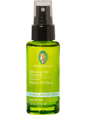 Primavera Pflanzenwasser SOS Spray bio 30ml mit ätherischen Ölen