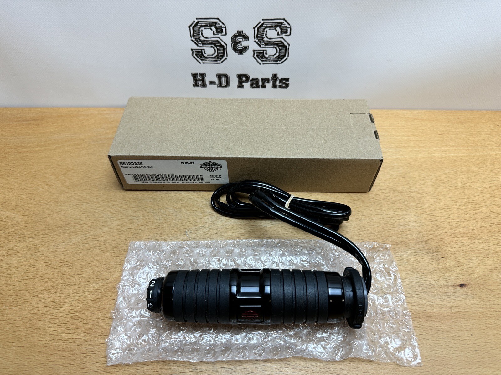 Genuine HarleyDavidson Kahuna Heated Hand Grip, LEFT SIDE 56100338 eBay