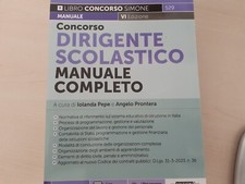 Concorso  Dirigente scolastico Manuale completo Edizioni Simone 2023