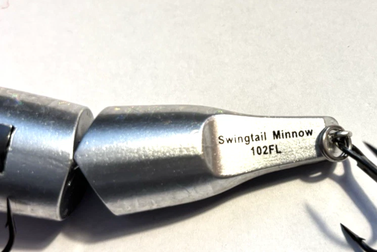 Sebile Swingtail Minnow Wobbler, Swimbait, Jerkbait, Kunstköder, 10 cm, Floating - Bild 4 von 4